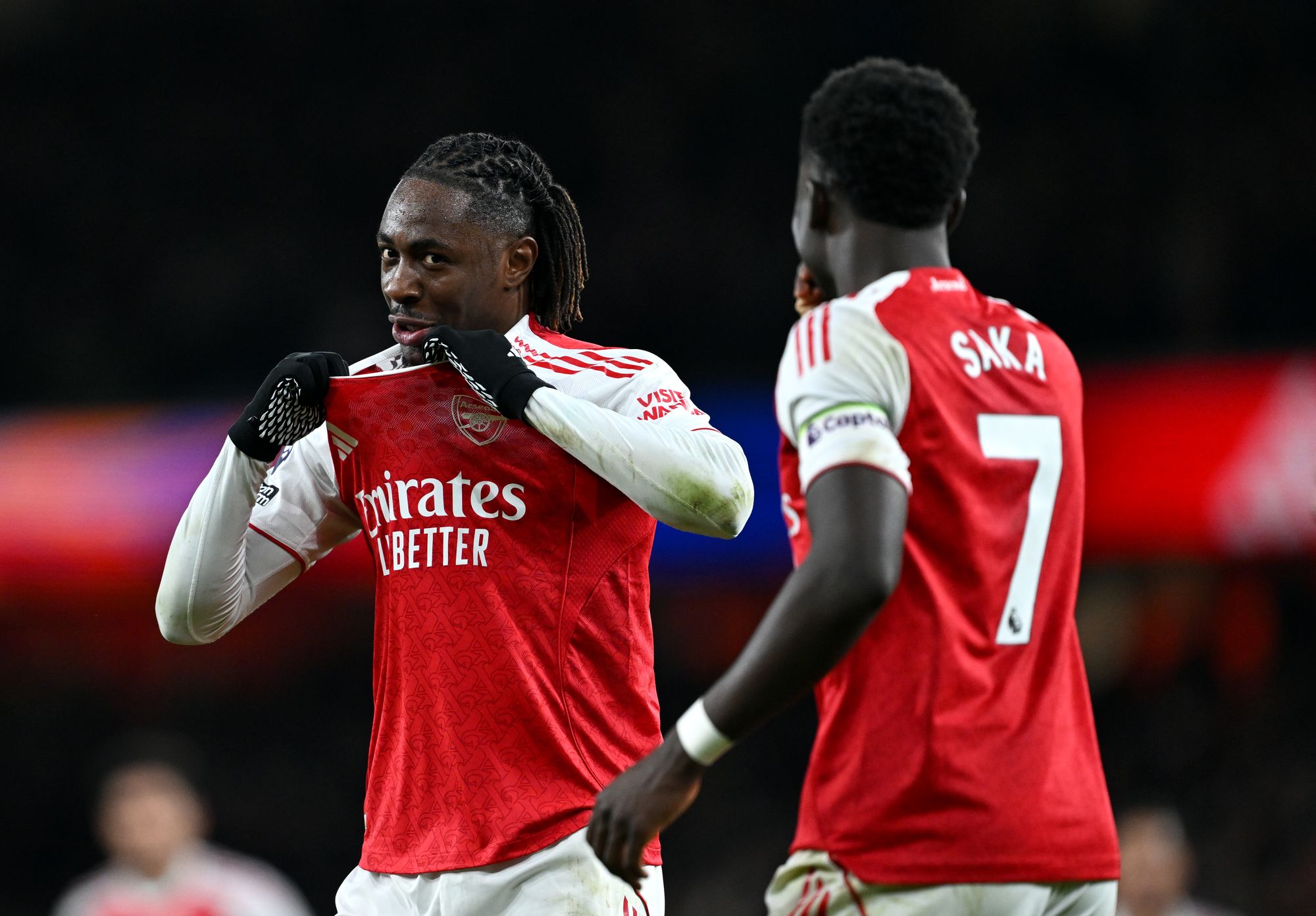 Eze’s goals in the thumping win over Tottenham lifted Arsenal to six points clear of Chelsea