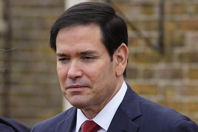 US Secretary of State Marco Rubio hailed the progress he says was made at the talks (Aaron Chown/PA)