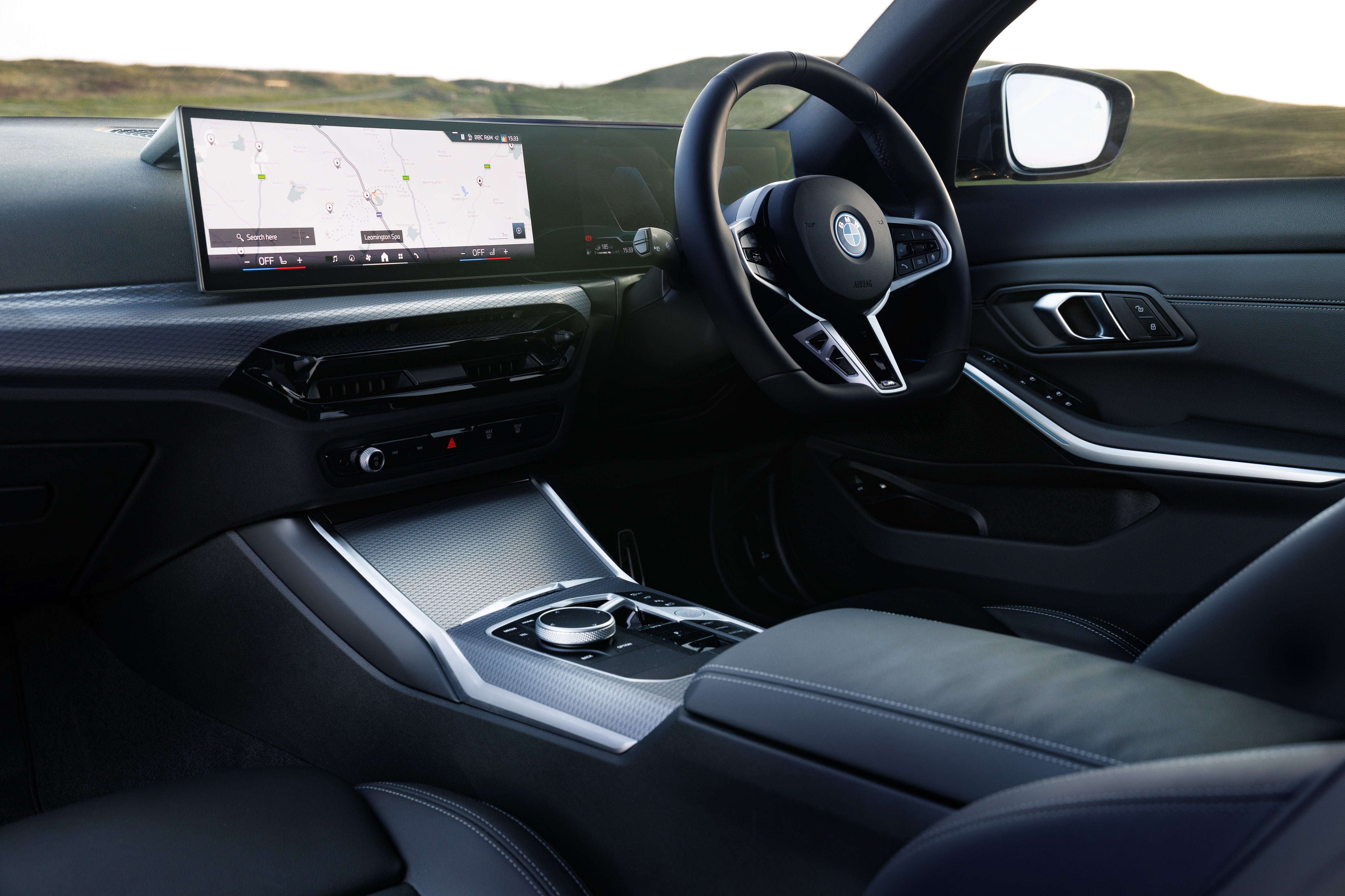 BMW has embraced touchscreen tech, but there’s still the familiar iDrive physical controller in the centre console too