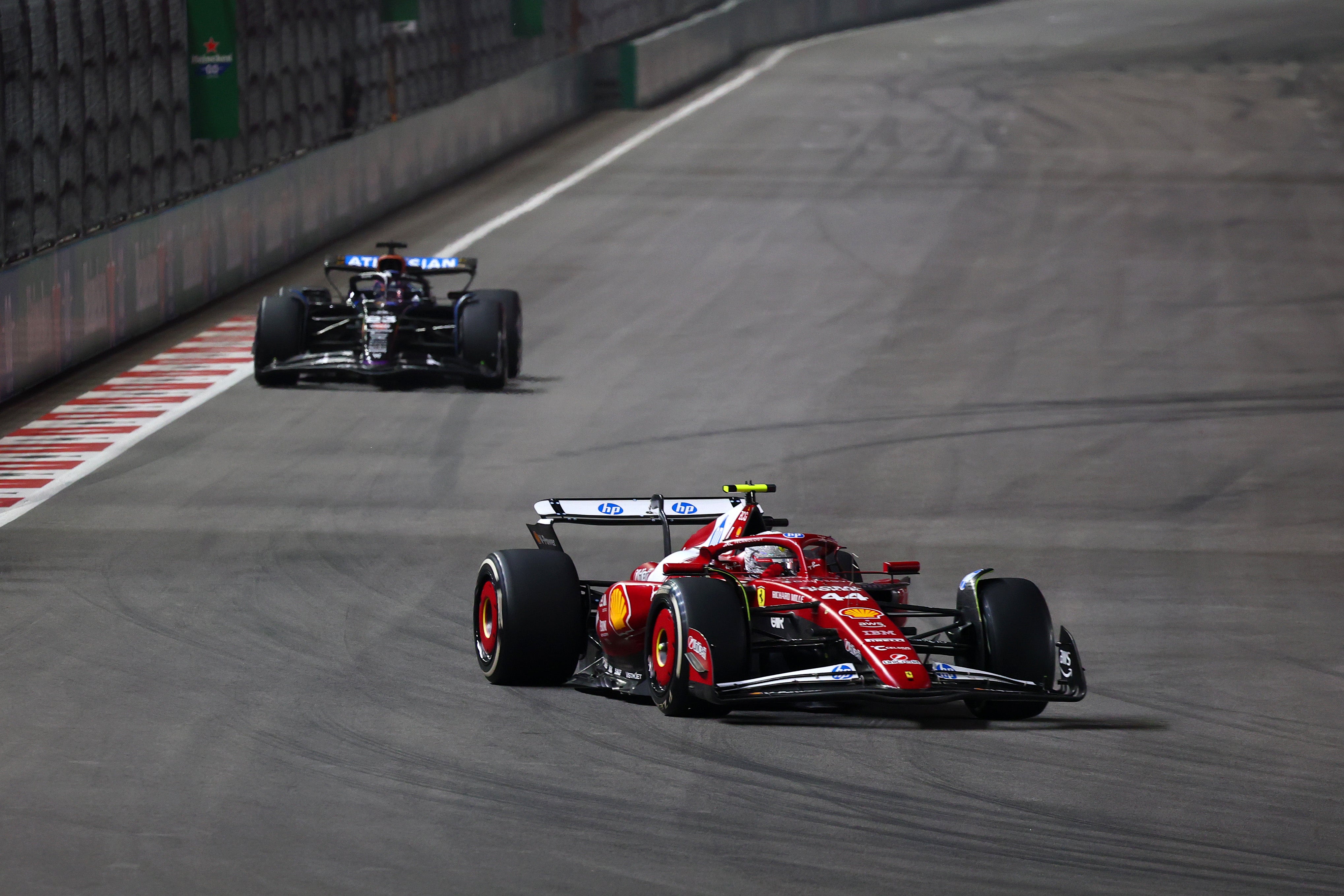 Hamilton is yet to finish on the podium