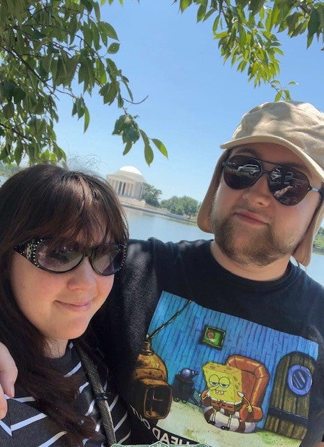 Lewis and Ameila visiting Washington DC in 2022