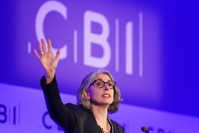 Rain Newton-Smith, chief executive of the Confederation of British Industry, has criticised the Government (Stefan Rousseau/PA)