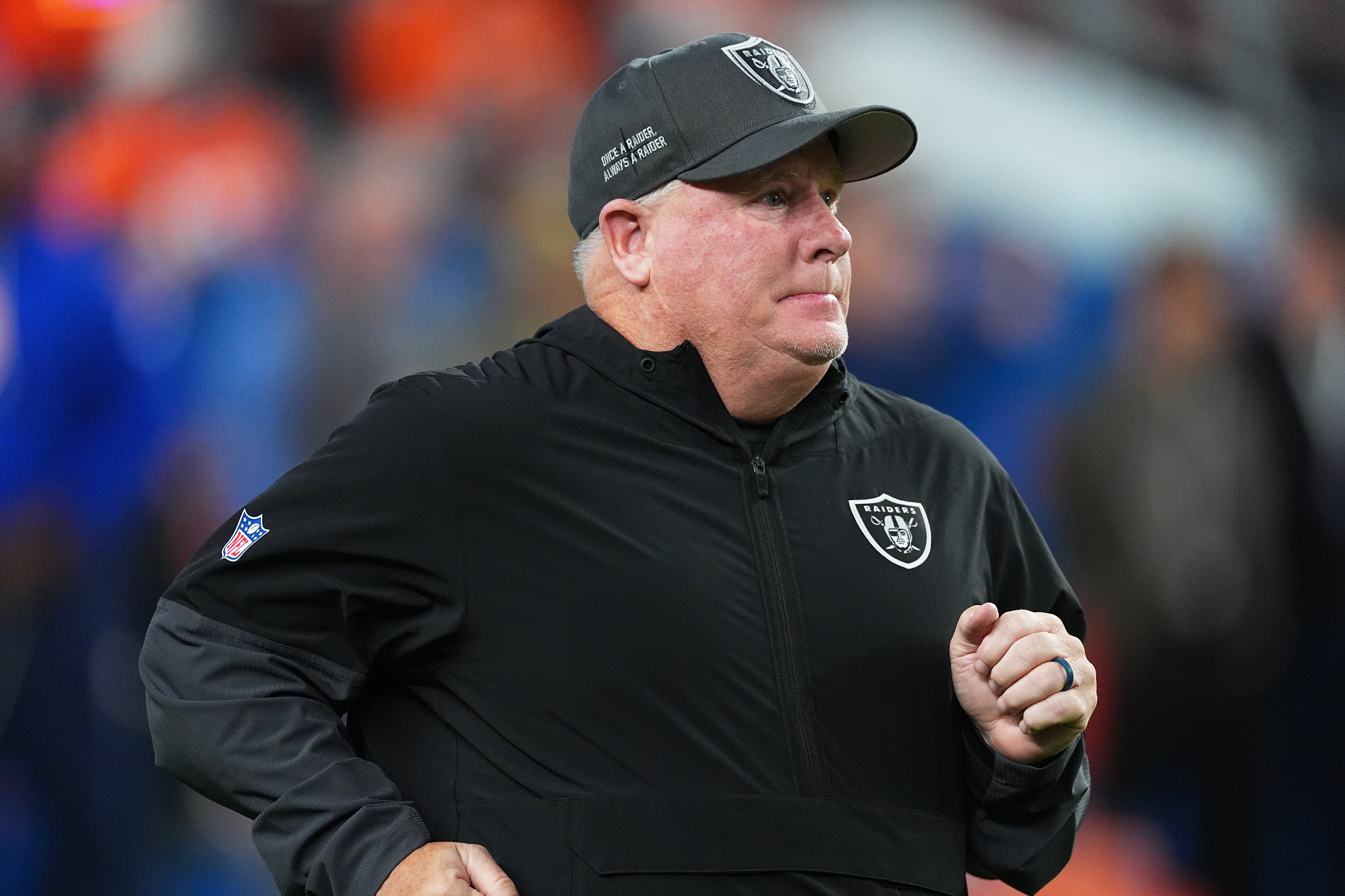 Chip Kelly was fired from his role as offensive coordinator for the Las Vegas Raiders on Sunday night