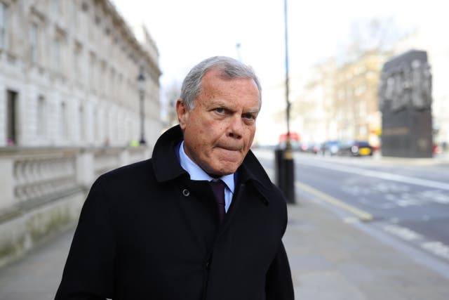 Sir Martin Sorrell’s advertising group S4 Capital has seen shares sink to fresh all-time lows after warning over profits (Aaron Chown/PA)