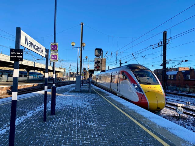 <p>Fast track: Newcastle-London has a vast range of fares </p>