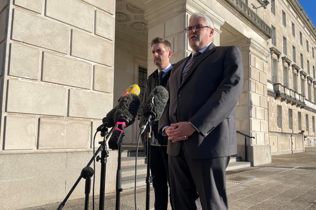 Gavin Robinson said the Budget would show that Westminster is serious about supporting devolution (Jonathan McCambridge/PA)