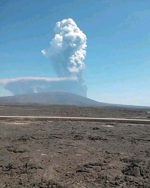 <p>The Hayli Gubbi <a href="/topic/volcano">volcano</a> in <a href="/topic/ethiopia">Ethiopia</a>'s Afar region erupted on Sunday for the first time in nearly 12,000 years</p>