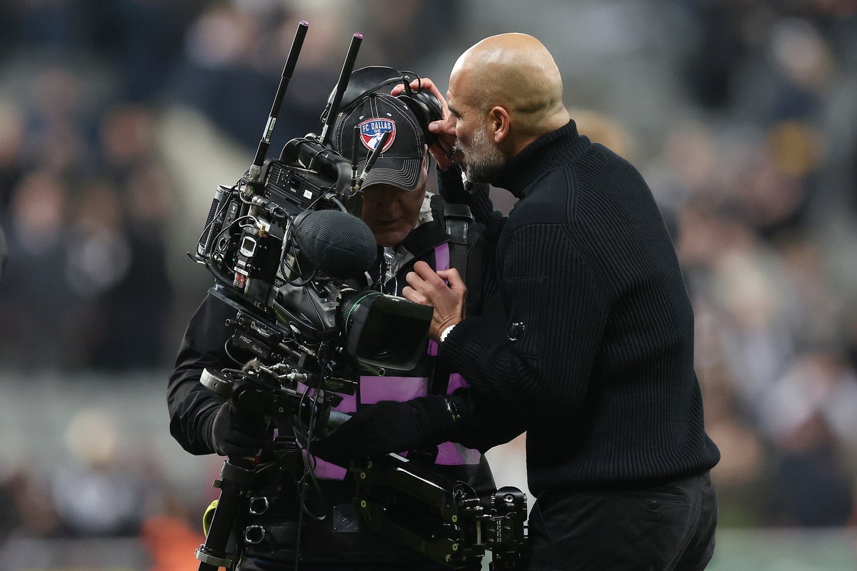 Pep Guardiola apologises profusely for cameraman confrontation: ‘I’m embarrassed and ashamed’