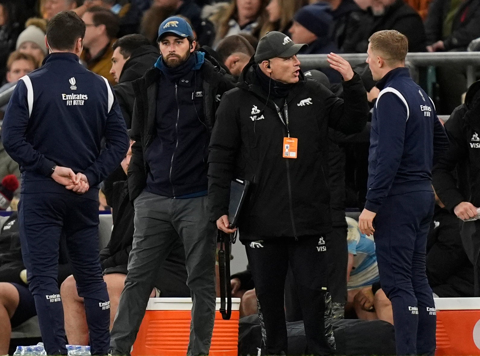 And Argentina coach Felipe Contepomi was furious at the situation