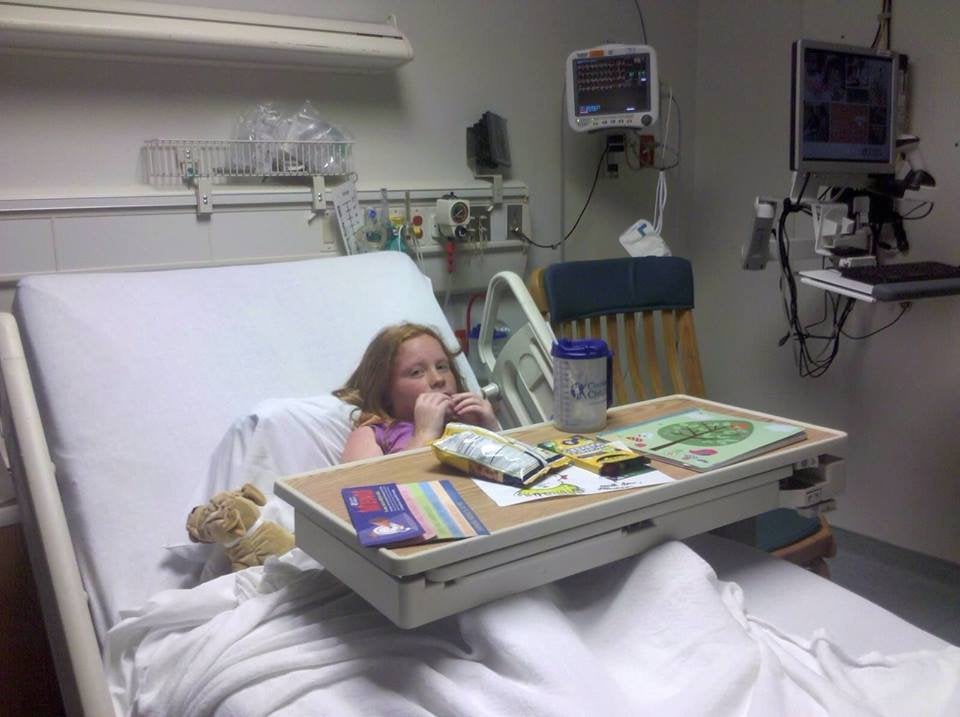 Herres spent much of her childhood in and out of the hospital due to the rare congenital heart disease Ebstein’s anomaly