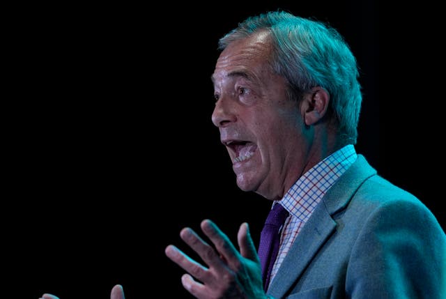 <p>Nigel Farage denies the claims</p>