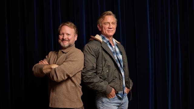 Daniel Craig and Rian Johnson Portrait Session