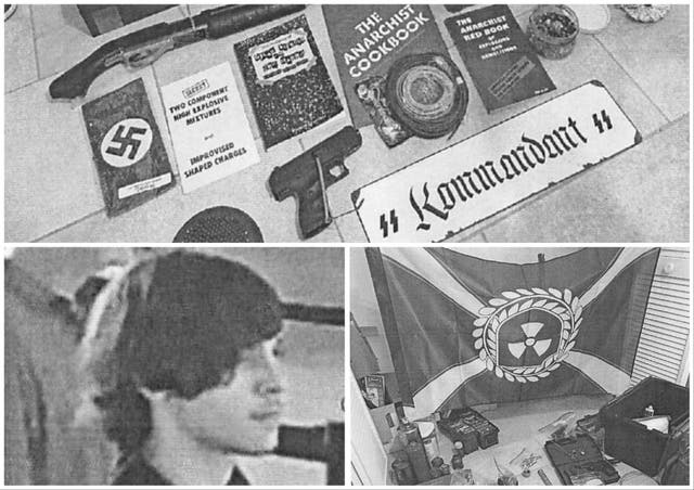 <p>A Florida man is accused of making threats, including torturing children. If convicted, 20-year-old Lucas Alexander Temple (bottom left) is facing up to a decade behind bars.</p>