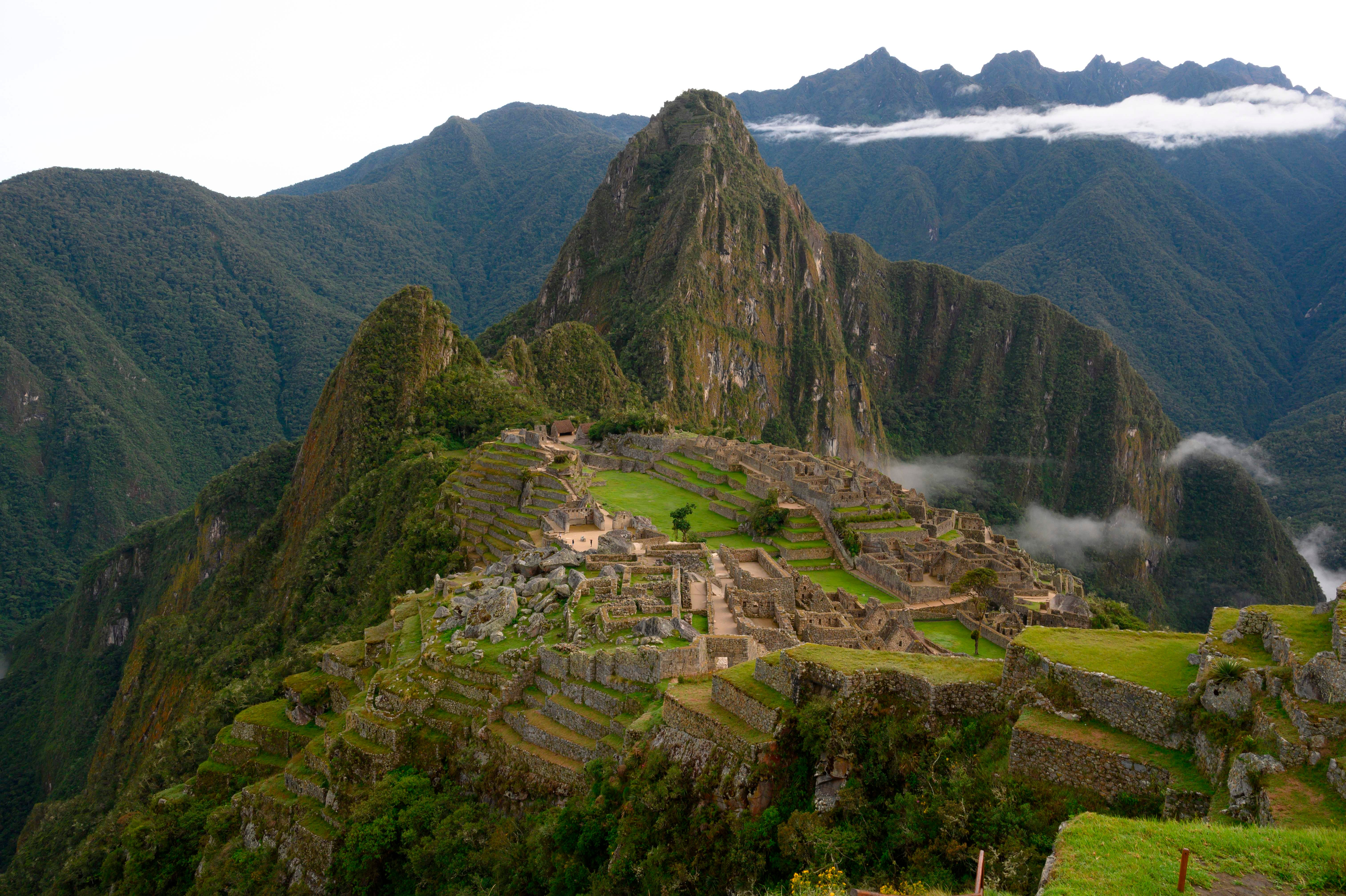 File. A view of the Machu Picchu complex