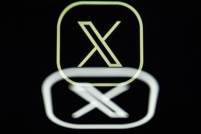 <p>The X logo pictured in Nantes, France, on 7 March, 2024</p>