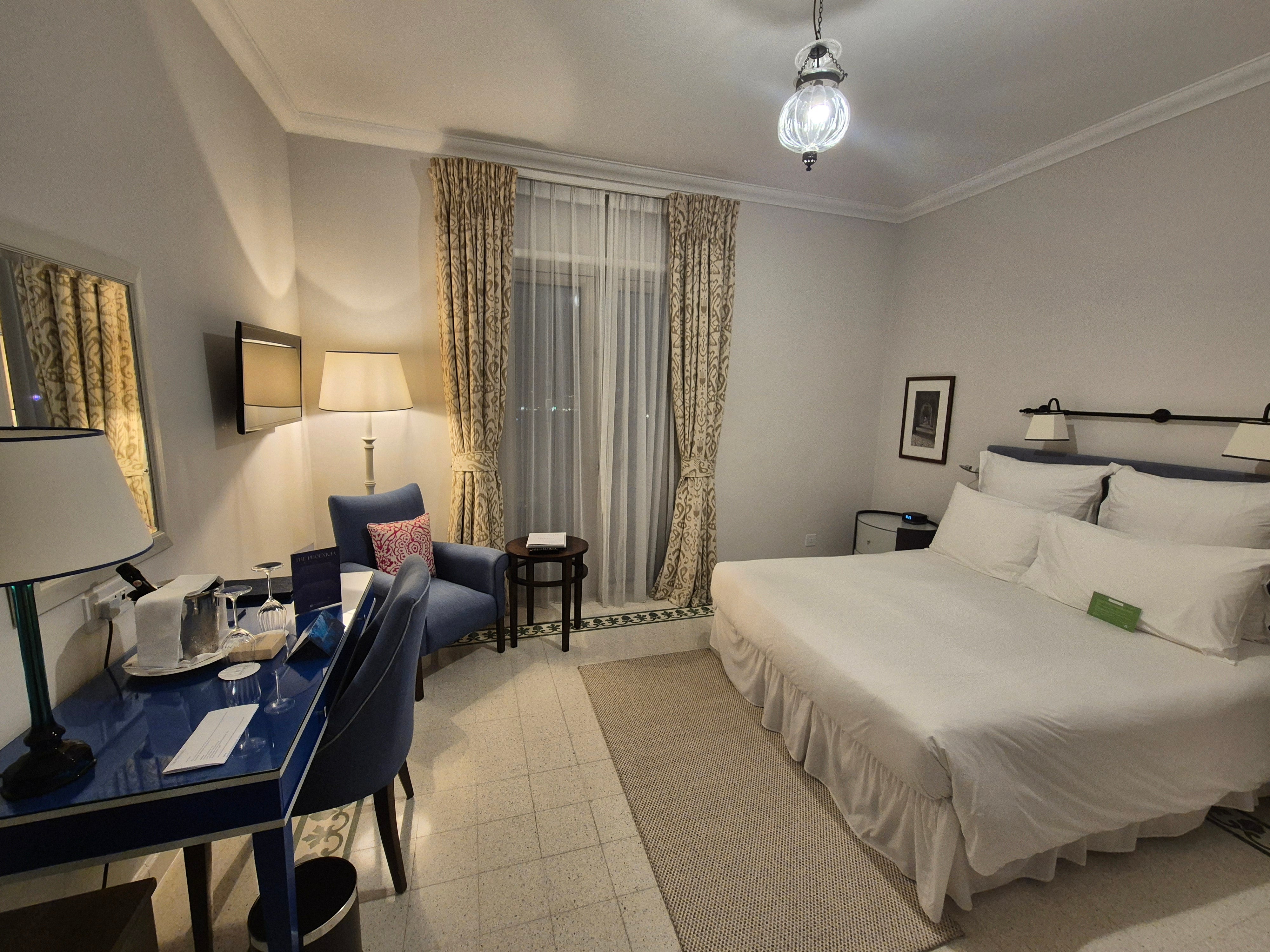 The tiled simplicity of the Mediterranean flooring and decor felt calming