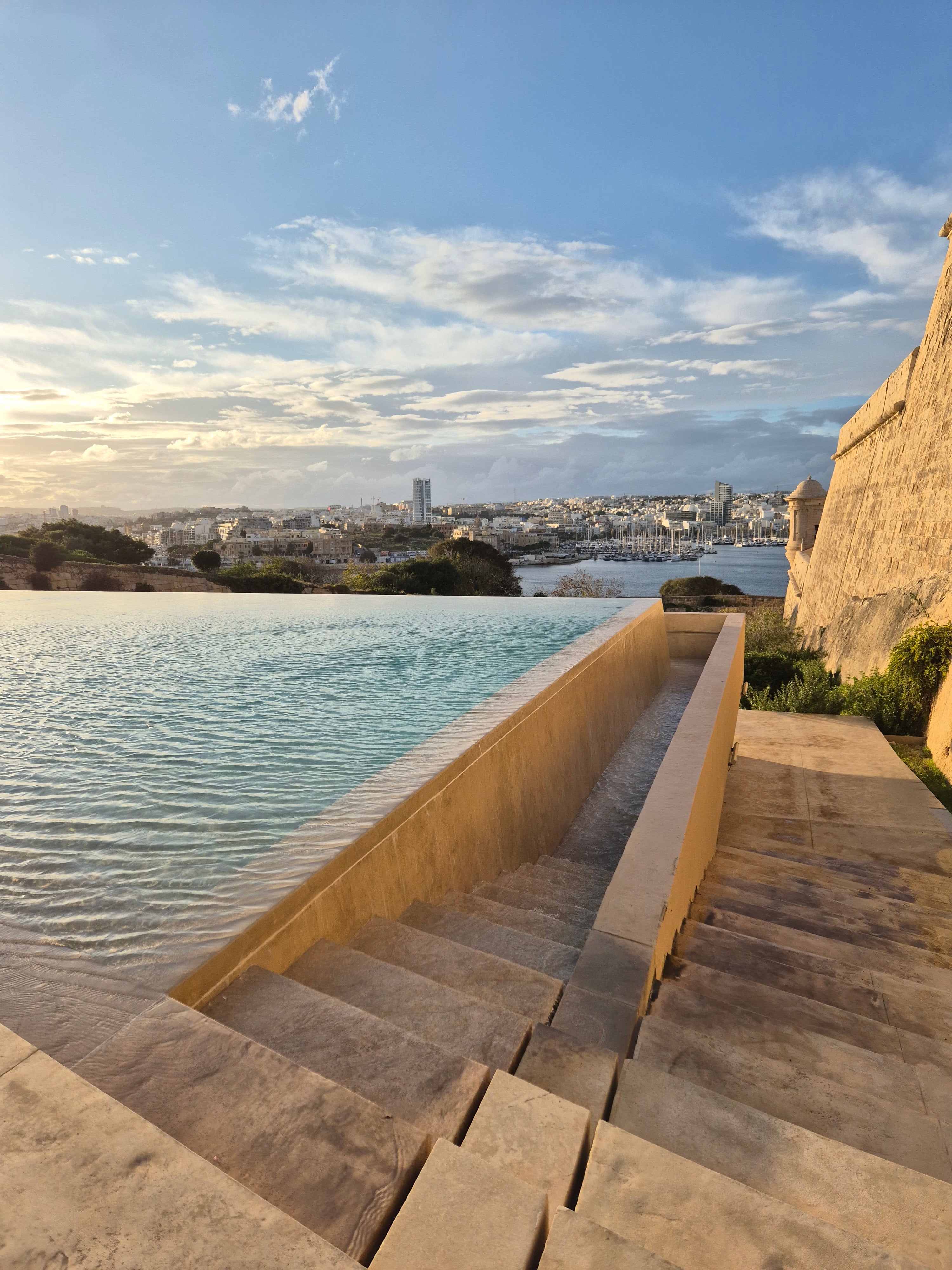 The outdoor infinity pool is an Instagram spot not to be missed