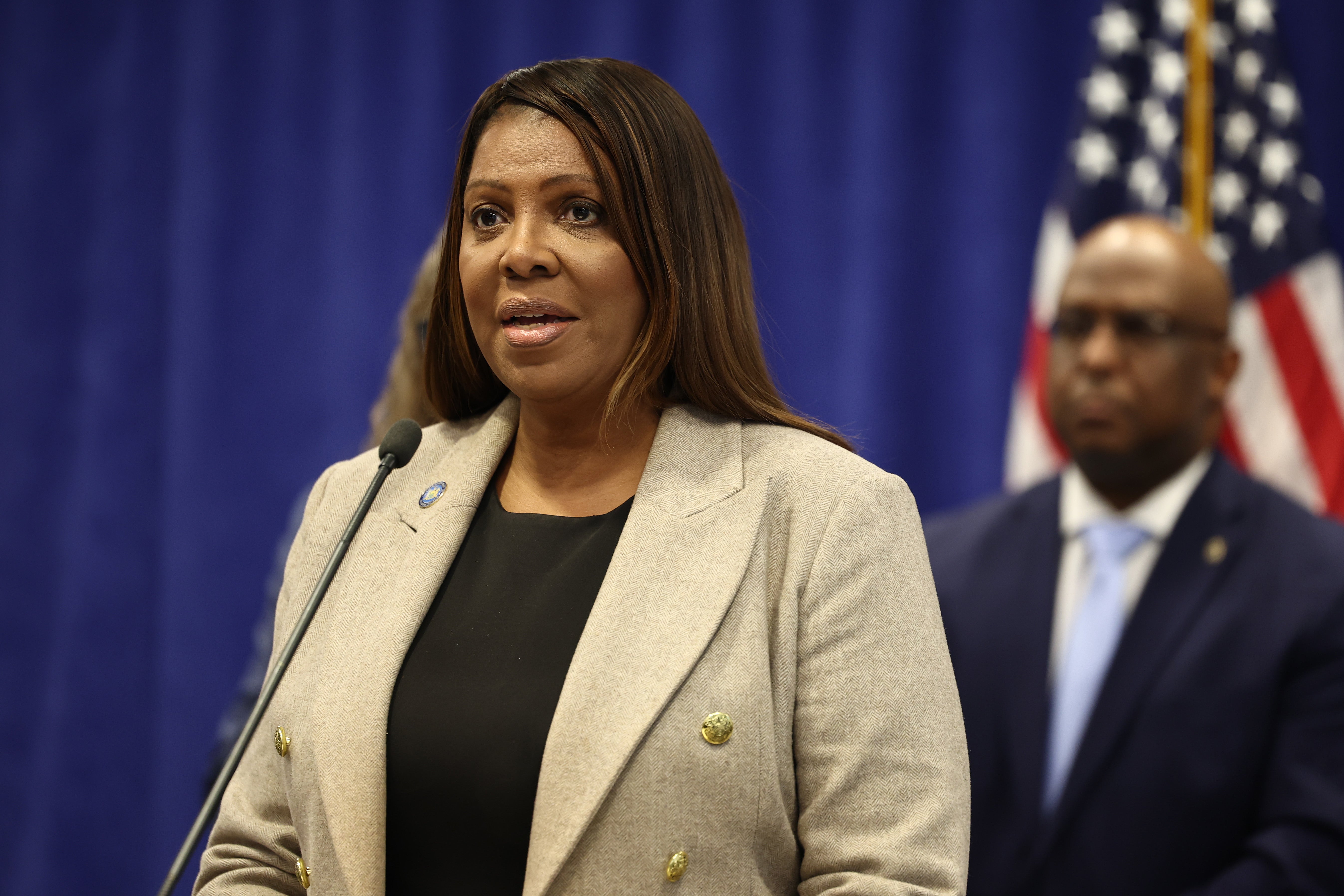 "I am heartened by today's victory," New York Attorney General Letitia James said in a statement after her case was tossed yesterday.