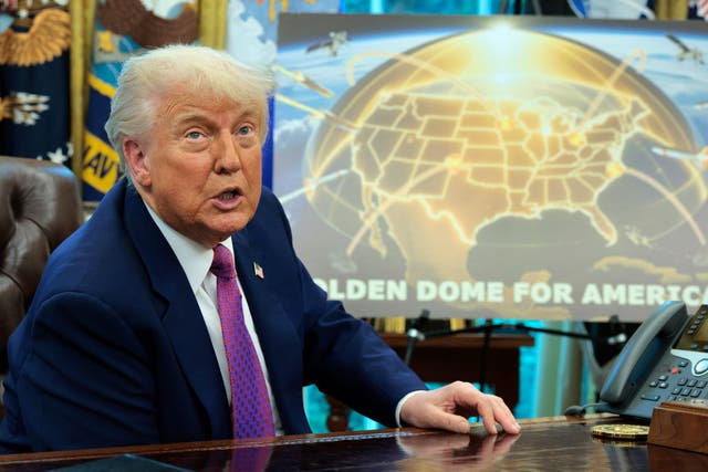 <p>President Donald Trump signed an executive order in May calling for the development of a ‘Golden Dome’ missile defense system</p>