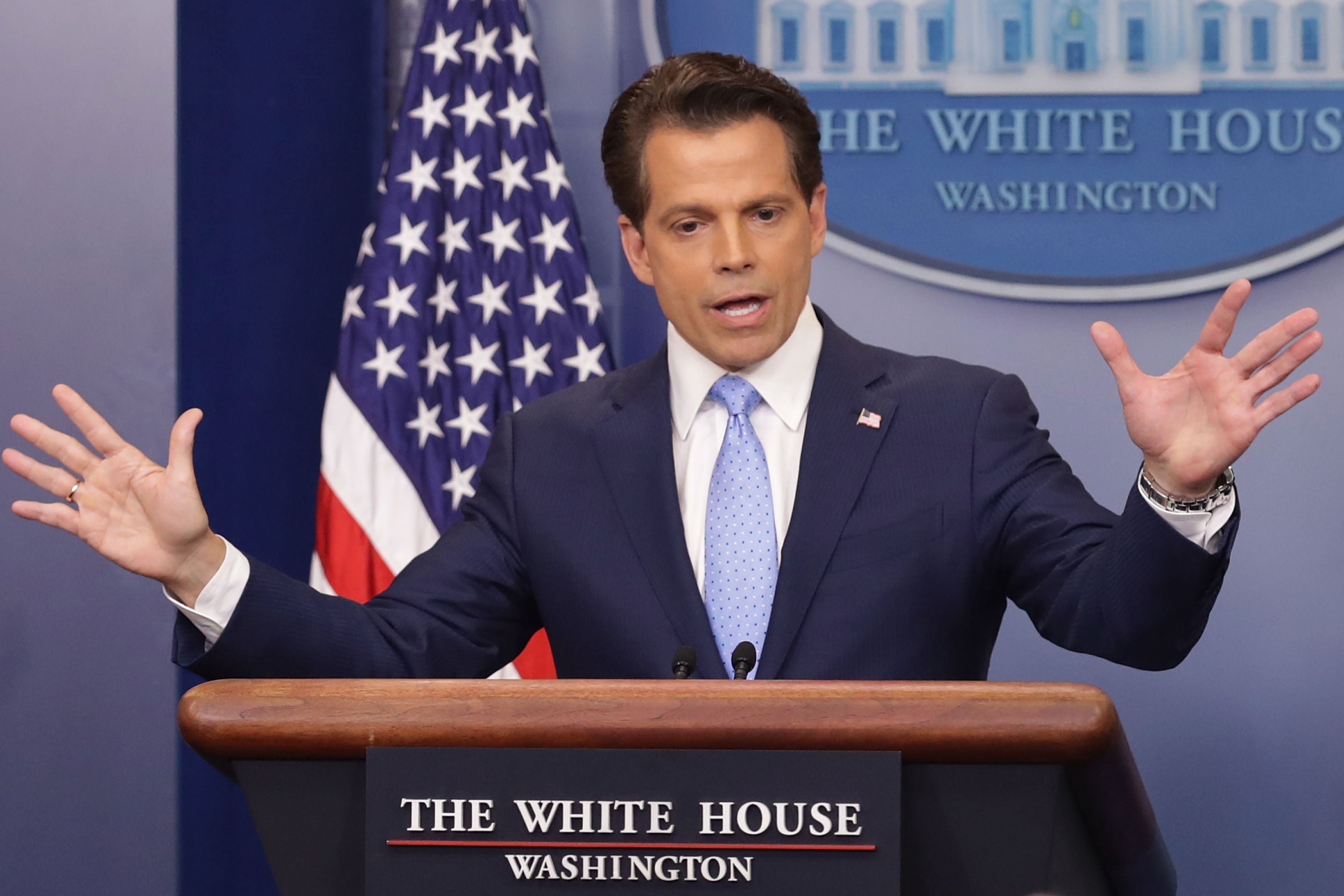 Anthony Scaramucci served as President Donald Trump's communications director for just 11 days in 2017 - now he is offering a course on how to survive failure.