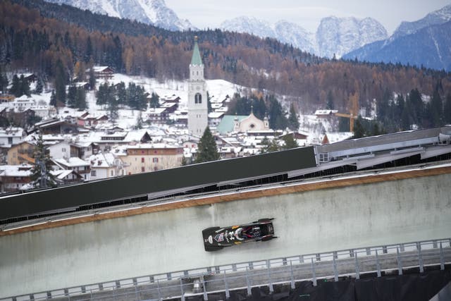 APTOPIX Italy World Cup Bobsled