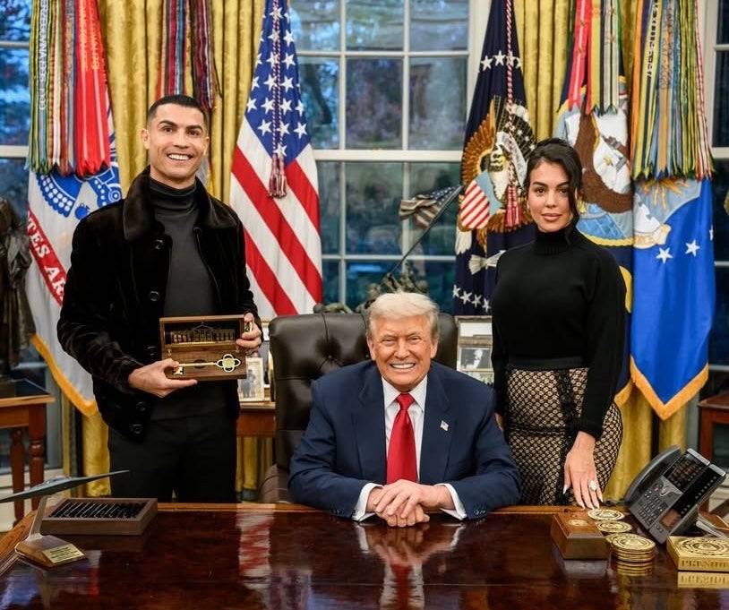 Ronaldo visited the White House six days before learning his punishment