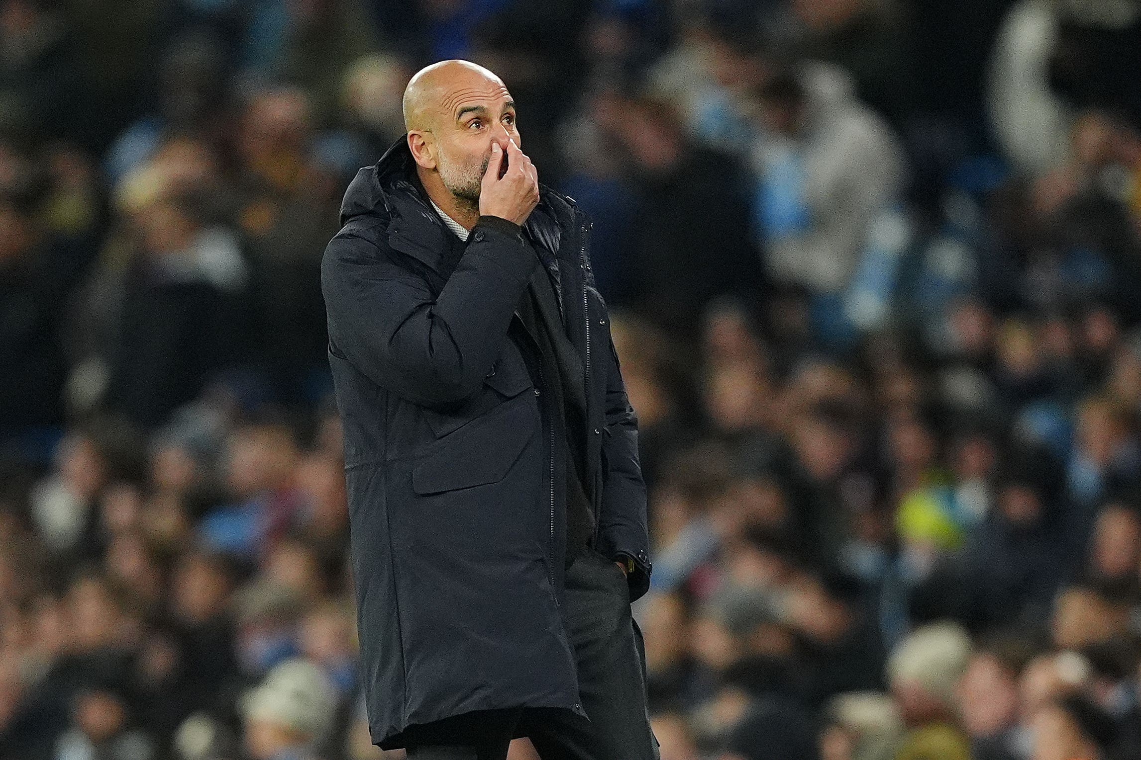 Pep Guardiola got his team selection wrong (Martin Rickett/PA)