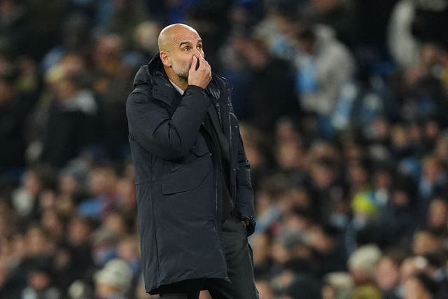 Pep Guardiola got his team selection wrong (Martin Rickett/PA)