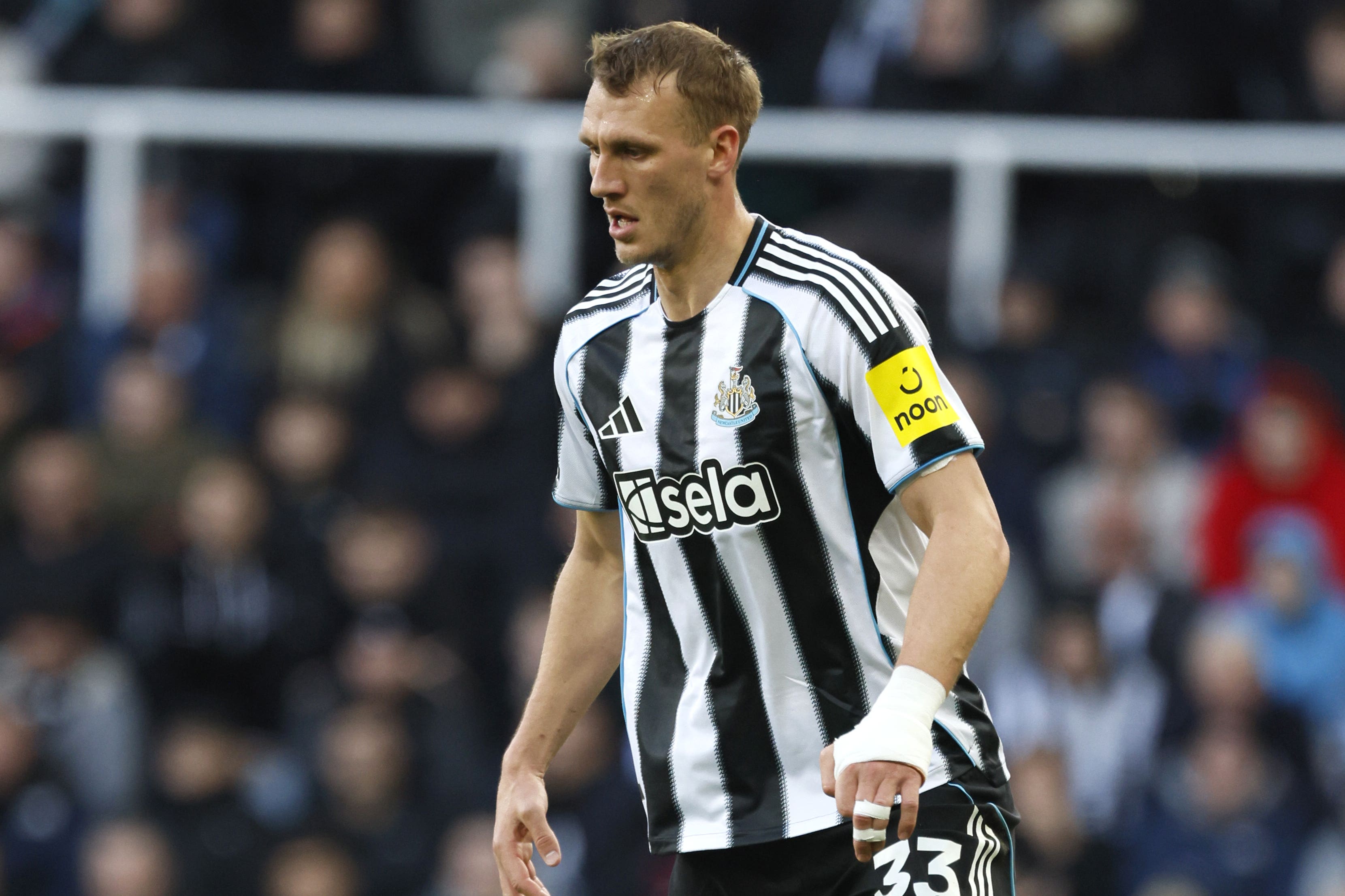 Newcastle defender Dan Burn was left disappointed by Champions League defeat at Marseille (Richard Sellers/PA)