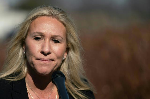 <p>Representative Marjorie Taylor Greene will sit out of the race to find her replacement, refusing to endorse any candidate ahead of Georgia’s special election</p>