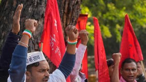 India Labor Protest