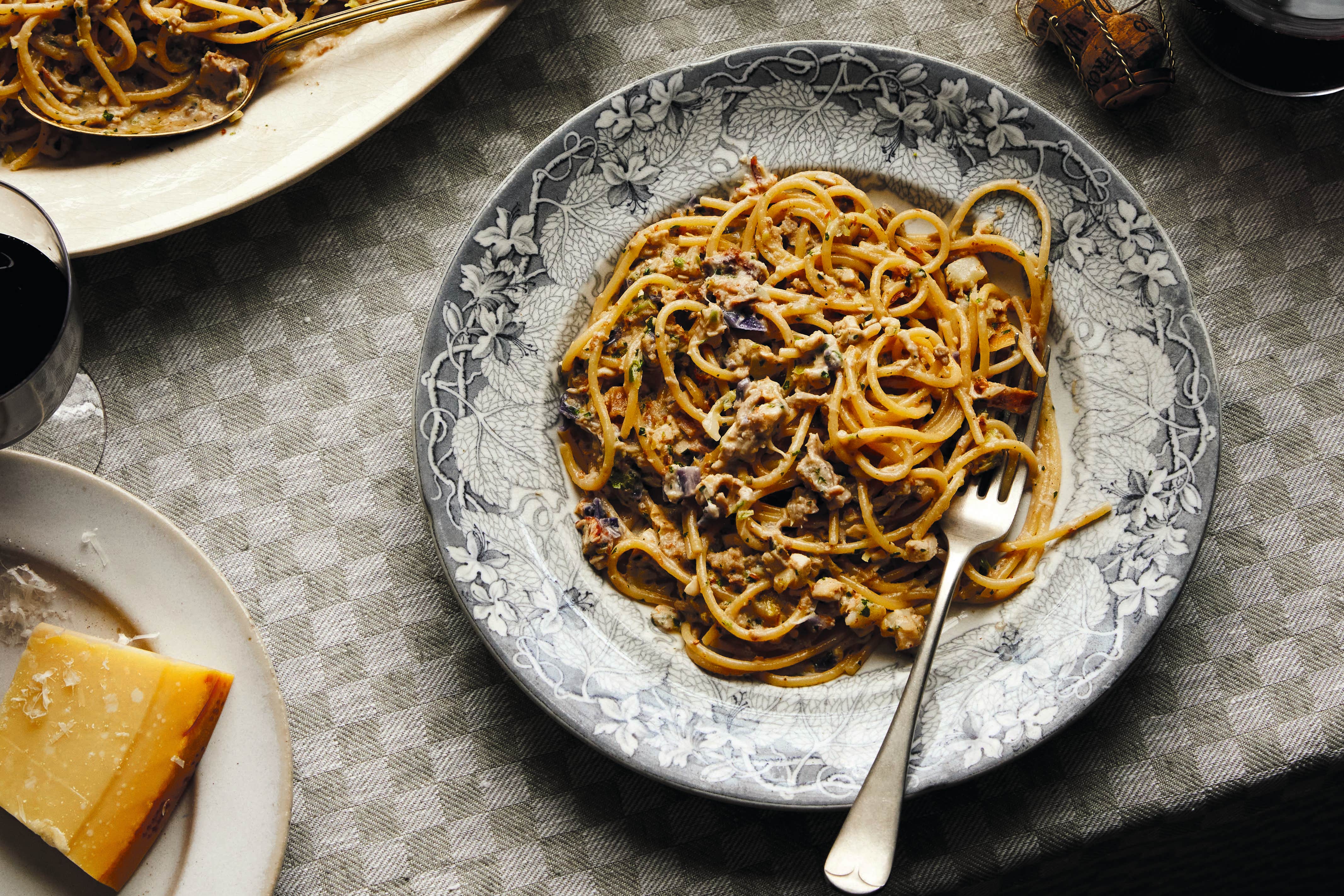 Turning the stray sprout and the last pig in blanket into pasta worth fighting over