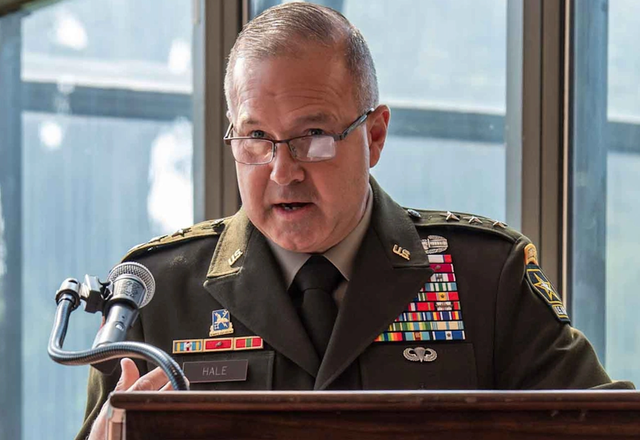 <p>Lt. Gen. Anthony Hale, the Army deputy chief of staff for intelligence, has warned troops against engaging with unsolicited work offers on social networking sites</p>