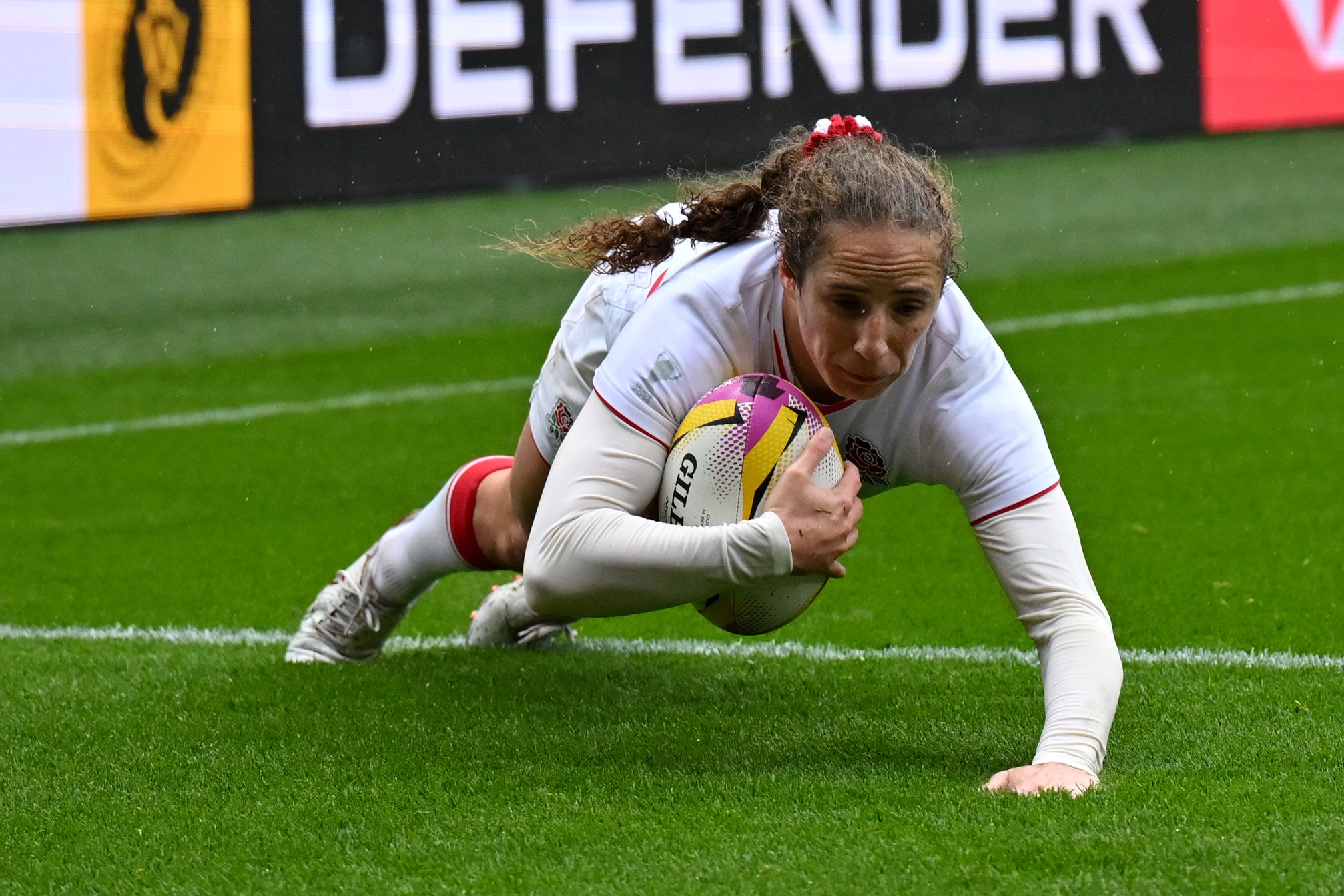 Dow scored her 50th, and final, England try in this summer's Rugby World Cup quarter-final against Scotland