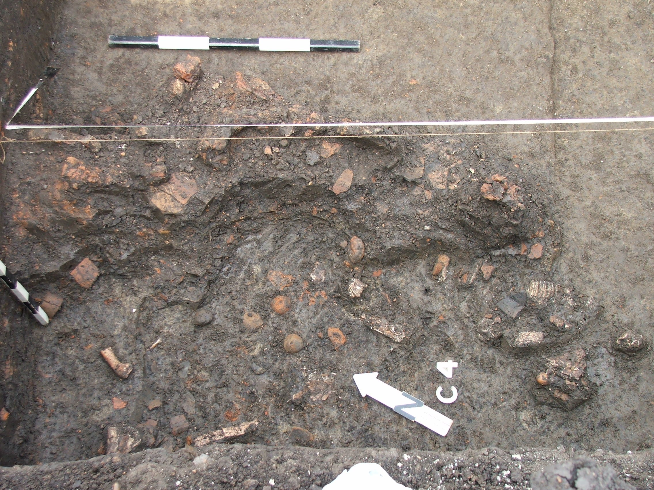 Müllhaufen am rumänischen Standort Tășnad Sere aus dem Beginn des 6. Jahrtausends v. Chr