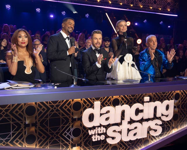 <p>'Dancing with the Stars' judge Carrie Ann Inaba snapped at a heckler during the show's live season finale</p>