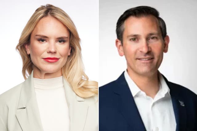 <p>Democrat Aftyn Behn (Left) is hoping to pull off a surprise victory against Republican Matt Van Epps (Right).</p>