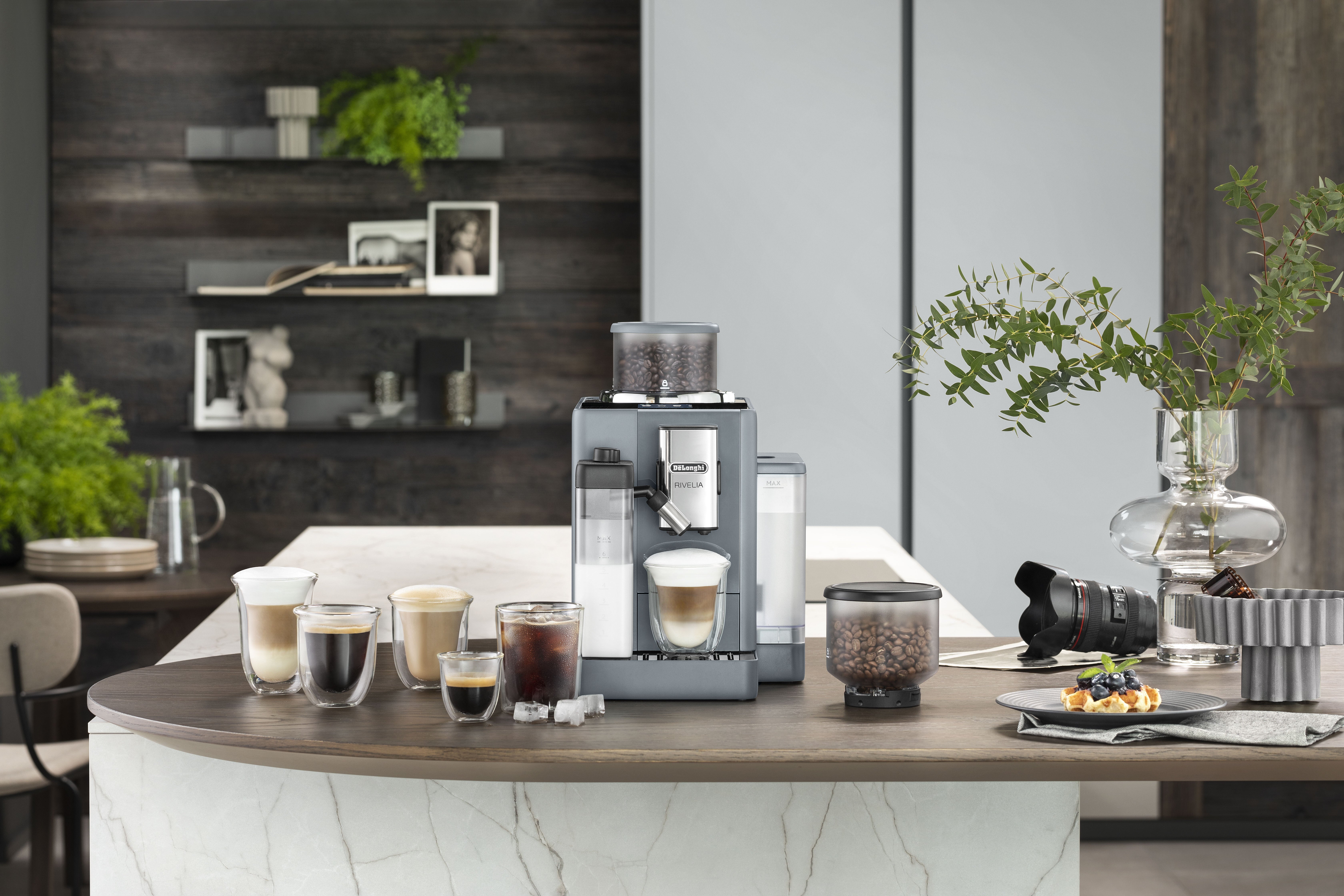 For delicious, bean-to-cup coffee and the at-home Barista experience, look no further than the De’Longhi Rivelia