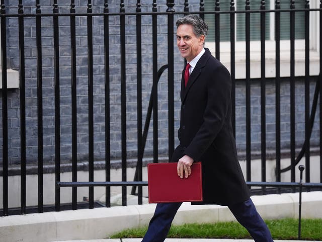 <p>Energy Secretary Ed Miliband </p>