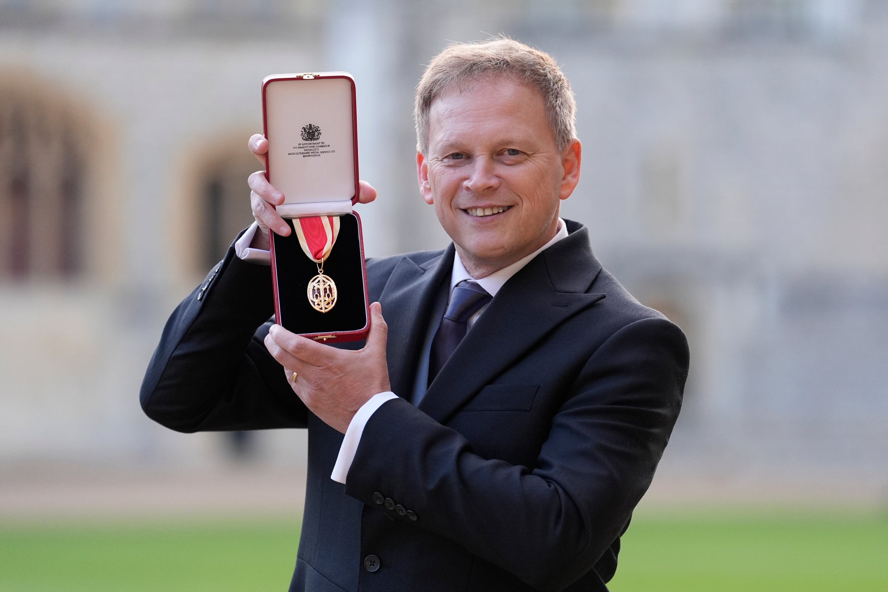 Shapps at his investiture last year (Andrew Matthews/PA Wire)