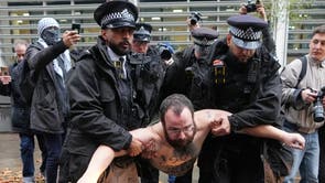 APTOPIX Britain Protest