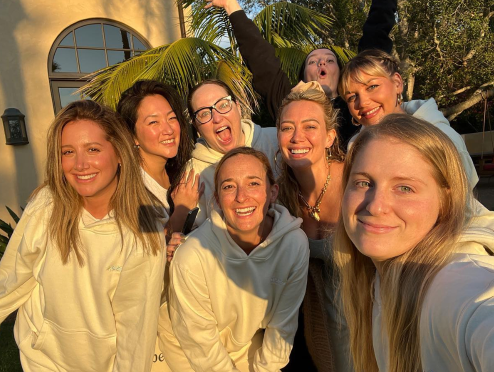 Ashley Tisdale was in a star-studded mom group with Meghan Trainor, Hilary Duff, and Mandy Moore