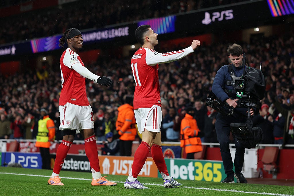 The Gunners moved top of the table with the win over Bayern