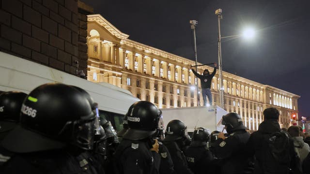 Bulgaria Budget Protest