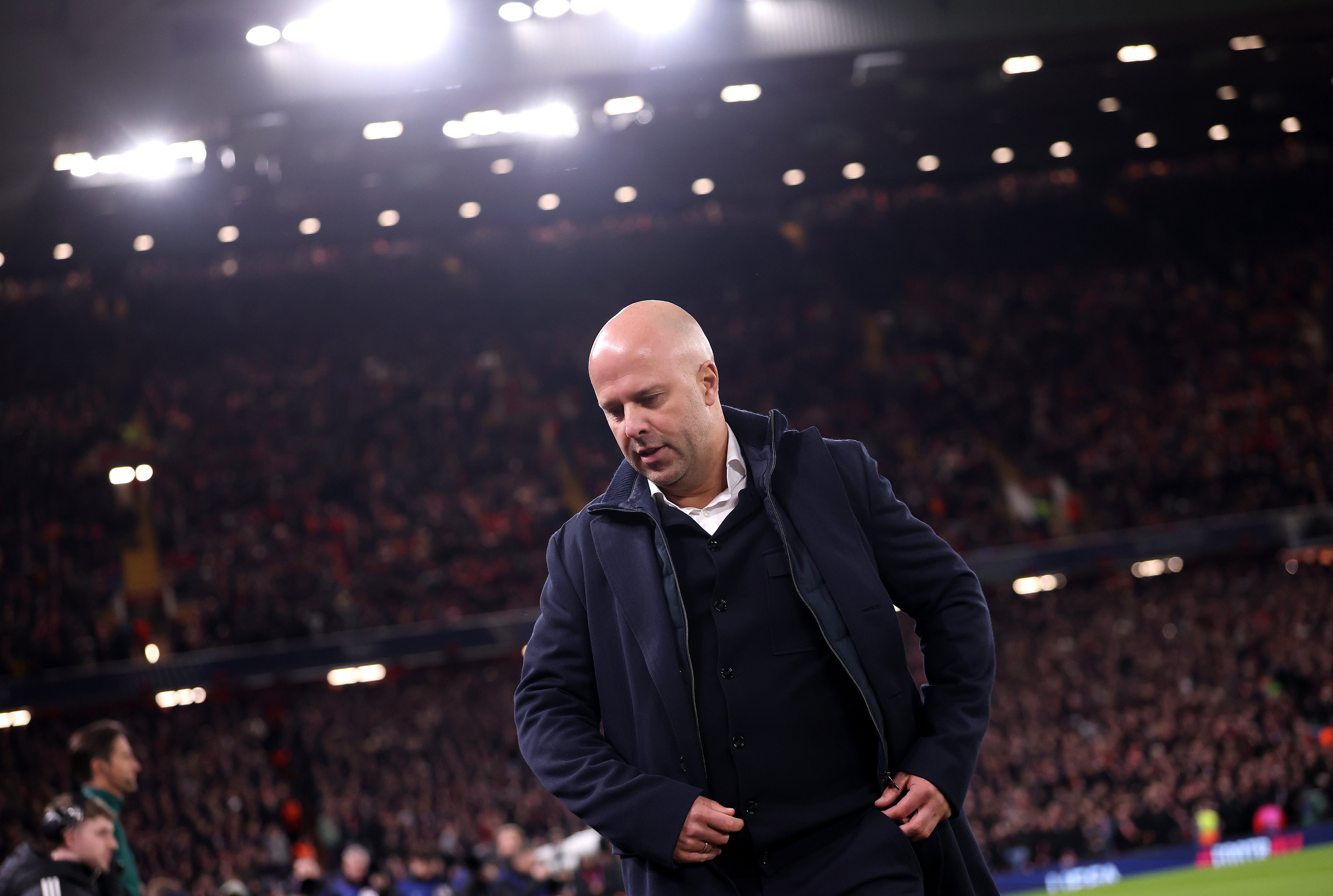 Arne Slot watched on as Liverpool were thrashed by PSV