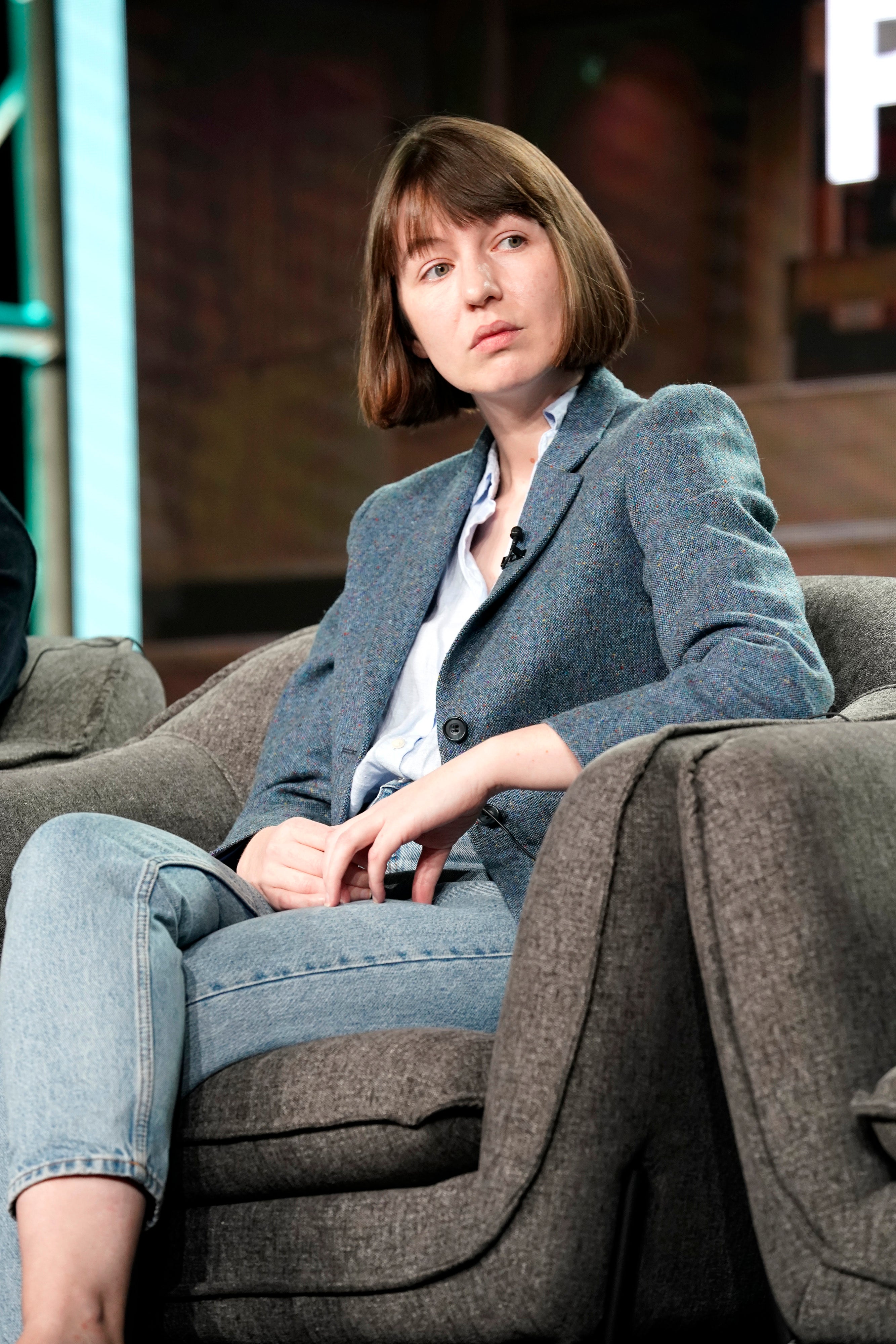 Sally Rooney speaks onstage during the Hulu Panel at Winter TCA 2020 at The Langham Huntington, Pasadena on January 17, 2020 in Pasadena, California.