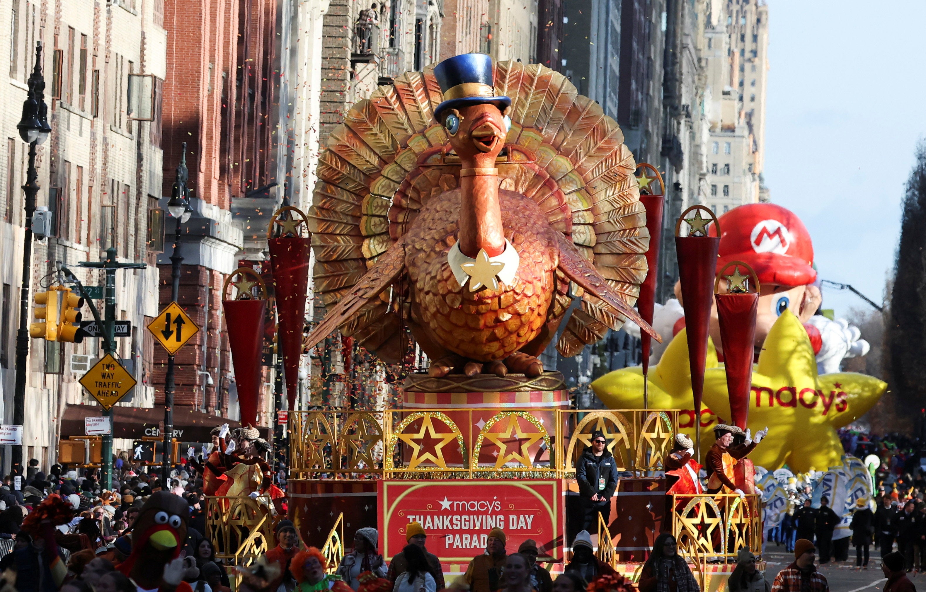 <p>Tom Turkey float</p>
