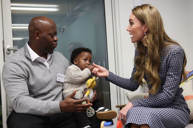 <p>The Princess of Wales, Patron of Anna Freud, visited the children’s mental health charity in north London, to discuss the vital role of relationships and connection in shaping babies, children and young people’s future life outcomes (PA)</p>
