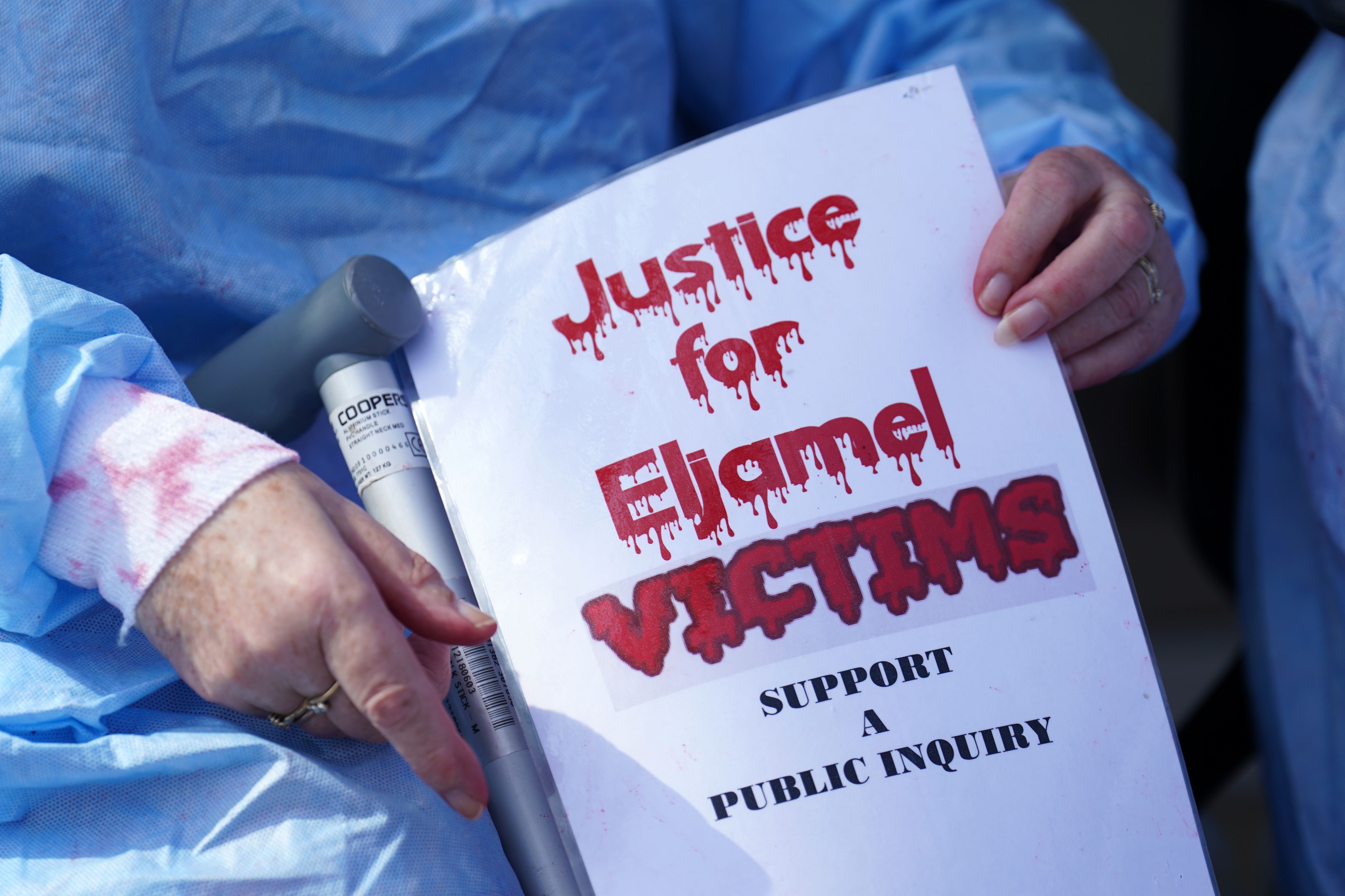 Protesters had long called for a public inquiry into surgeon Sam Eljamel, who worked at NHS Tayside between 1995 and 2013 (Andrew Milligan/PA Wire).