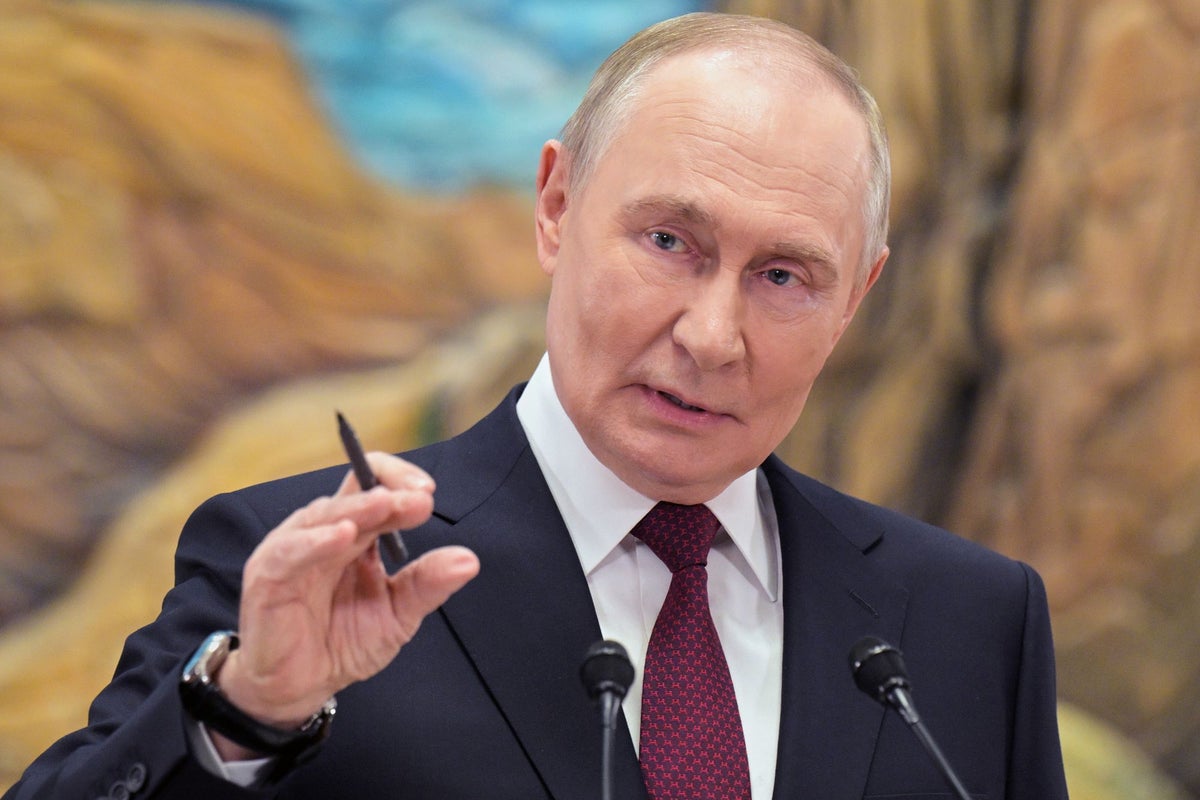 Putin says Ukraine must surrender territory for peace in sign Moscow won’t budge on key demands